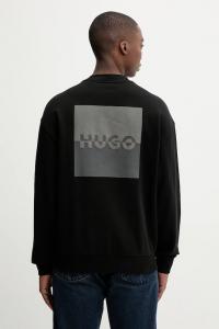 Хлопковая толстовка Hugo, черный