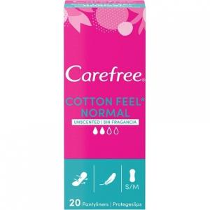 Дышащие ежедневные прокладки с экстрактом хлопка Carefree