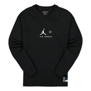 Футболка x фрагмент футболка с длинным рукавом Air Jordan, черный