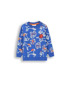 Толстовка Coccodrillo, кобальтовый синий