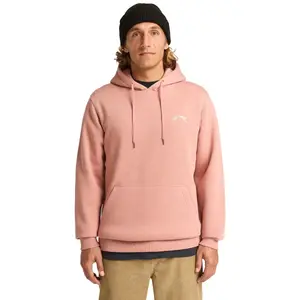 Мужская толстовка Arch Po Billabong, пастельно-розовый