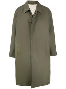 Тренч с логотипом 032c, зеленый