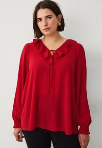 Блуза Ellos Plus collection MIT RÜSCHE, Rot/Red