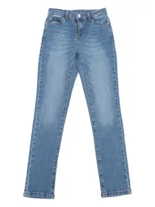 Джинсы с эффектом потертости Liu Jo Kids, синий