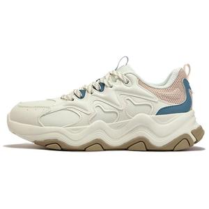 361° Скользоустойчивые кроссовки с полным покрытием легкие низкие повседневные женские white pink blue