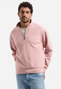 Толстовка с застежкой-молнией до середины груди No Excess, Light Mauve