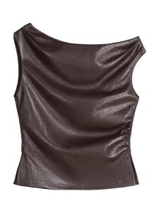 Топ Bershka, коричневый