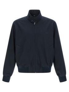 Блузон с вышитым логотипом A.P.C., синий