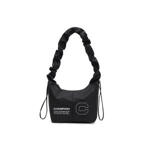 Champion Тканевая наплечная сумка унисекс черная молочно-белая средне-синяя джинсовая, Black