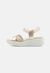 Сандалии на платформе flowt wedge lx Ecco, Pure White/Gold