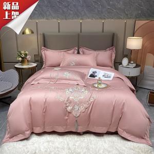 LUOLAI HOME Комплект постельного белья, 180 см, 4 предмета, цвет Huami (красная фасоль)