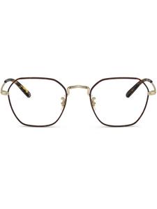 Oliver Peoples очки Levison, коричневый