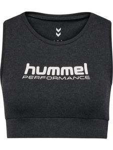 Спортивный бюстгальтер Pulse Logo Light Support Bra черного цвета Hummel