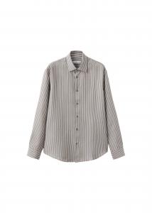 MANGO MAN Рубашка на пуговицах 'Dario' Regular fit в цвете хаки