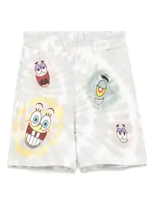 Шорты с принтом из коллаборации с SpongeBob SquarePants Stella McCartney Kids, серый