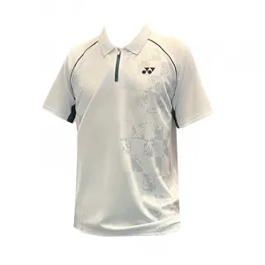 YONEX Футболка мужская белая с воротником поло