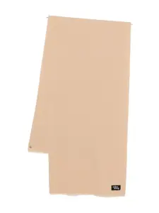 Шерстяной шарф с бахромой Maison Kitsuné, нейтральный