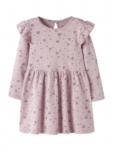 NAME IT Платье 'NMFBHEART' в цвете сиреневый, лиловый