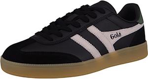 Кроссовки Gola Mens Viper Leather, слоновая кость/черный/зеленый