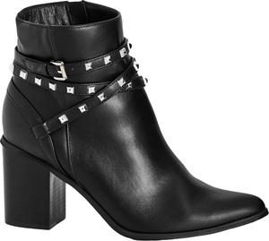 Женские ботильоны City Chic Birdy среднего голенища широкого размера, Black