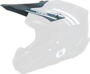Козырек шлема Oneal 5srs из полиакрилита, Blue/White
