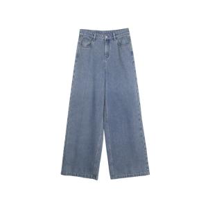 ELLE Джинсы женские синие тонкие прямые