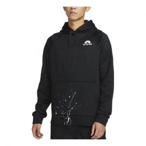 Толстовка Nike Therma-FIT Fleece Fitness 'Dye Black', черный
