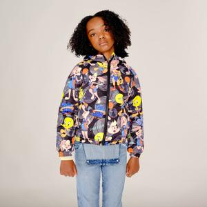 Детская утепленная куртка-пуховик New Looney Mash Members Only, черный