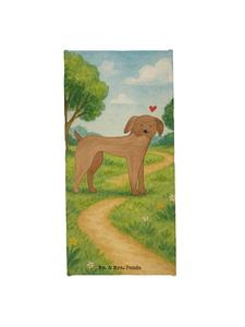 Mr. & Mrs. Panda Банное полотенце с изображением собаки (немецкий дог) без надписи, белого цвета