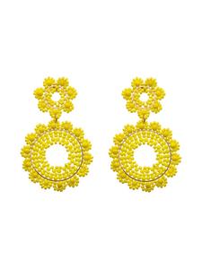 IZIA Женские серьги желтого цвета