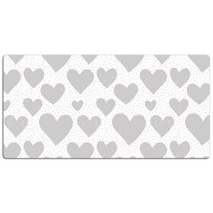 Настольный коврик Tulup Graue Herzen, 120x60x1 см, зеленый