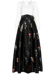 Платье Zoe в стиле колор-блок Sachin & Babi, черный