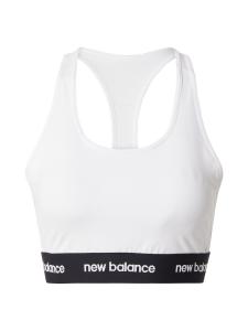 Спортивный бюстгальтер-бралетт new balance, белый