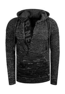 Трикотажная толстовка с практичной молнией RUSTY NEAL, черный