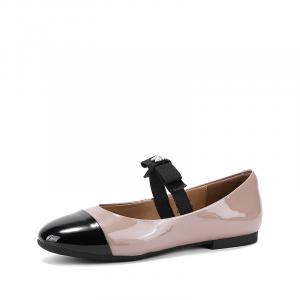 Туфли Мэри Джейн на плоской подошве 1 см женские Brut Ros′e, Ecru