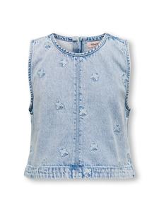 Топ ONLY GIRLS KOGFreja, синий деним