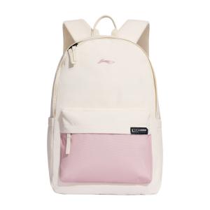 LINING Полиэстеровый рюкзак унисекс бело-розовый, White & Pink