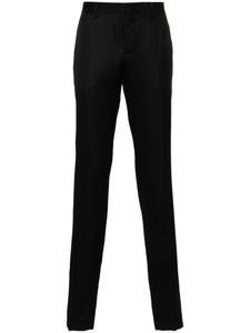 Moschino зауженные брюки строгого кроя, черный