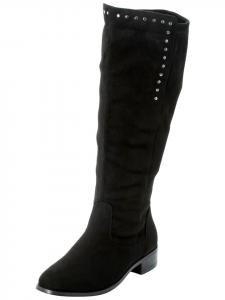 Сапоги с широким голенищем черного цвета sheego