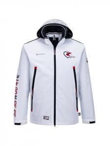 Лыжи SCHIETWETTER Куртка Kay Bo в стиле «прибрежный мальчик» белого цвета