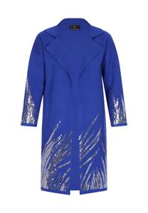 Вязаный кардиган faina, королевский синий