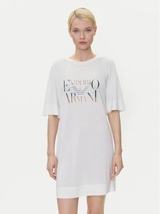 Платье свободного кроя на каждый день EW000618 AF12187 U1131 Emporio Armani, белый