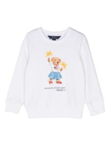 Ralph Lauren Kids толстовка Polo Bear, белый