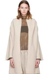 Lauren Manoogian Пальто-Капот цвета слоновой кости