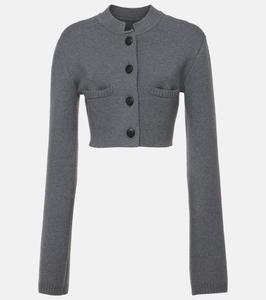 Укороченная куртка Ello из смесовой шерсти Khaite, Sterling