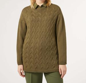 Пуловер COMODO Marina Rinaldi, зеленый