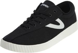 Женские кроссовки TRETORN Nylite Plus из канваса, белый/черный