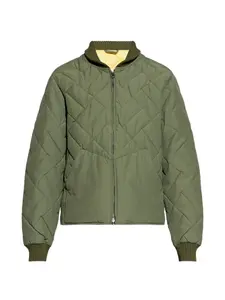 Стеганая куртка с удлиненными деталями Kenzo, зеленый