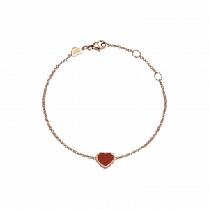 Браслет Chopard My Happy Hearts - Браслет, розовое золото, сердолик