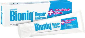 Зубная паста восстанавливающая зубная паста плюс защита десен без фтора 75 мл Bioniq